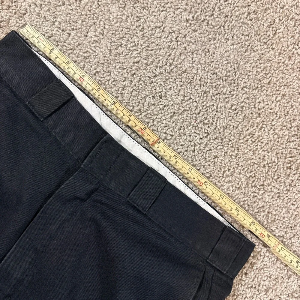 Dickies 874 Original Fit Work Pants Mens 32x34 Black Good Straight Leg 874BK